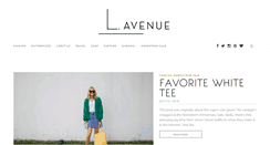 Desktop Screenshot of lavenueblog.com