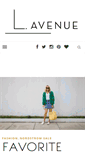 Mobile Screenshot of lavenueblog.com